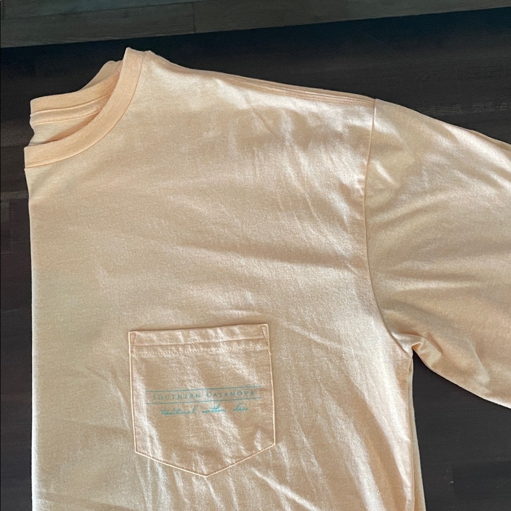 Men's Peach Short Sleeve Tee - Picture 4 of 4
